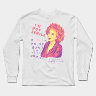 Margaret Atwood Portrait and Quote Long Sleeve T-Shirt